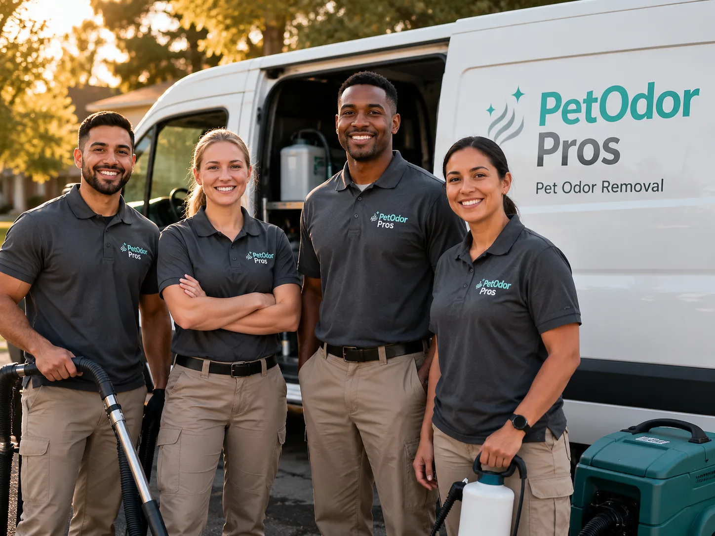 Pet Odor Removal team serving Bellaire, OH